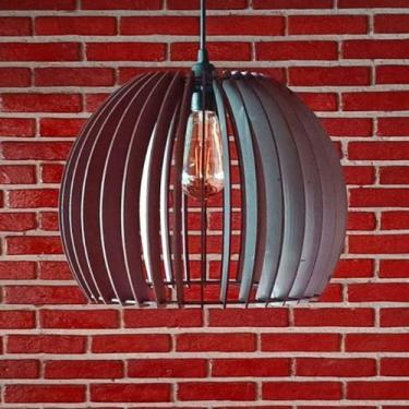 Imagem de Luminária Teto tipo Pendente em MDF UNIVERSO Completa - - LENOBRE, Mar