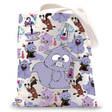 Imagem de BWWKTOP Bolsa tiracolo Yzma Cat Villain Yzma Fans Gift Cat Poison Shoulder Bag Lhama Extract Venison Merch, Yzma Cat Tg