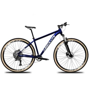 Imagem de Bicicleta Aro 29 Absolute Nero 5 em Aluminio Freio a Disco 1x12 Velocidades Single Pedivela Coroa única K7 11/50D Garfo Suspensão,17,Azul Marinho