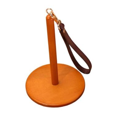 Imagem de KiBcsLic Suporte para novelos de lã Suporte para fios de madeira para novelos de lã Organizador de carretéis para artesanato Costura Crochê Bordado Mãe, Style D