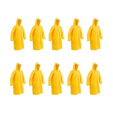 Imagem de Capa Chuva Pvc Forrada Amarela G