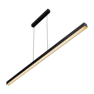 Imagem de Lustre LED Linear Perfil Led Moderno Para Sala de Jantar Estar Cozinha