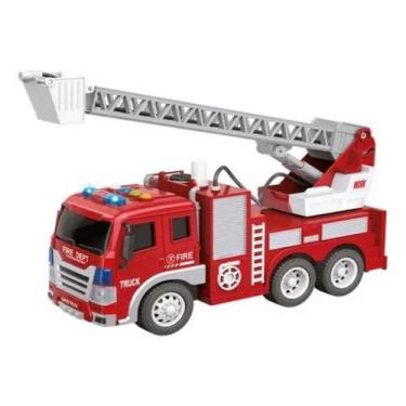 Imagem de Caminhão Bombeiro Fricção Articulado Zippy Toys