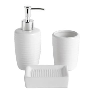 Imagem de KIT BANHEIRO 3 PECAS AROMA BRANCO