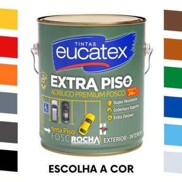 Imagem de Tinta para Pintar Piso e Calçada Galão 3,6L - Escolha a Cor - Eucatex,