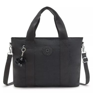 Imagem de Kipling Bolsa de ombro grande Minta, Black Noir, 15.75''L x 12''H x 5.25''D, Kipling Bolsa feminina Minta L