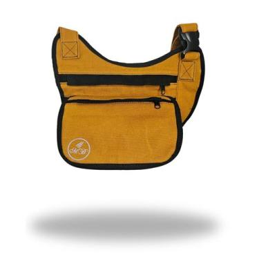 Imagem de Tiracolo em lona MB - MB Confecções, Amarelo com preto