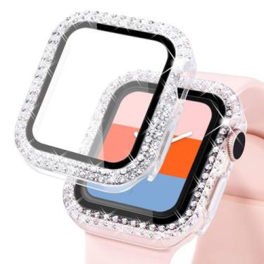 Imagem de Capa protetora KADES Bling para Apple Watch 42 mm transparente