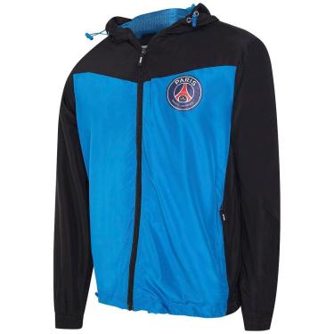 Imagem de Jaqueta Corta Vento PSG Paris Saint-Germain Preto Masculina-Masculino
