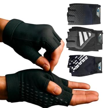 Imagem de Luva Antiderrapante para Academia Esporte Musculação Bike pesca Luva Esportiva Confortável Para Atividades Treino de Crossfit, Exercícios, Halteres