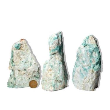 Imagem de Jadeíta Natural Tipo B - 500g a 1Kg - 10 a 12cm - Pedra Energética - C