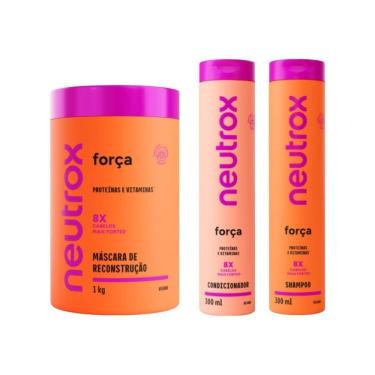 Imagem de Kit Shampoo + Creme Tratamento + Condicionador Neutrox Força