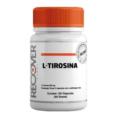 Imagem de 2X L-Tirosina 500Mg - 120 Cápsulas  60 Doses  Sabor Natural