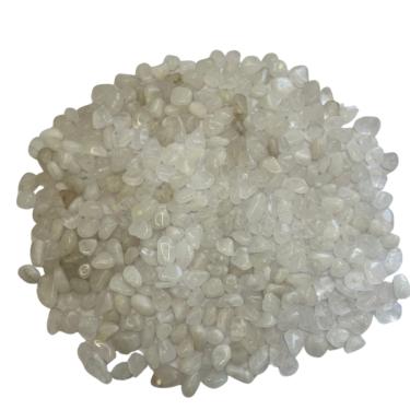 Imagem de Pedra Quartzo Branco Leitoso Rolado 0,2 a 1 cm 1 kg Natural