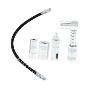 Imagem de Mqetly Kit de Acessórios para Graxa Adaptador de Acoplador Conjunto de Acoplador para Máquina de Graxa para Veículos