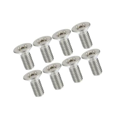Imagem de Partuto 8 peças de parafusos de rotor de disco de freio de aço inoxidável kit de parafusos de retenção dianteiros traseiros 93600-06014-0H 51741440 para substituição Honda Accord Civic CRV