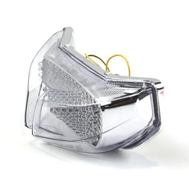 Imagem de Lanterna traseira de LED transparente Arashi para Yamaha FZ1 2006-2011, luz traseira de freio de seta, acessórios de substituição integrados para motocicleta