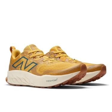 Imagem de New Balance Tênis de corrida masculino Fresh Foam X Hierro V8 Trail, Butterscotch/Gengibre Limon/Deep Sea, 7 Wide