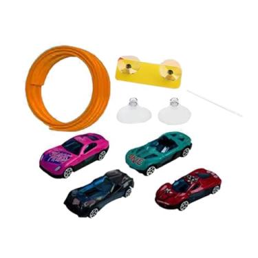 Imagem de JunZheHub Pista de Rampa Flexível para Carros de Corrida com Ventosas de 4,5 M