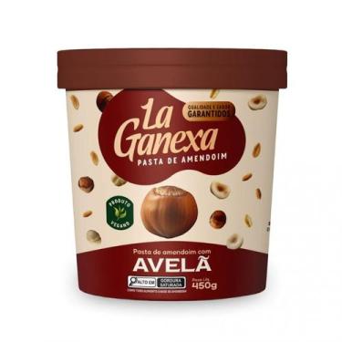 Imagem de Pasta de Amendoim Integral Gourmet (450g) - Sabor: Avelã (vegano) - La