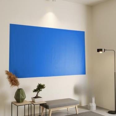 Imagem de Cortina Painel Blackout Com - InstalaçãO FáCil Para Sala, Quarto, Cozinha E EscritóRio(Azul,135X215)