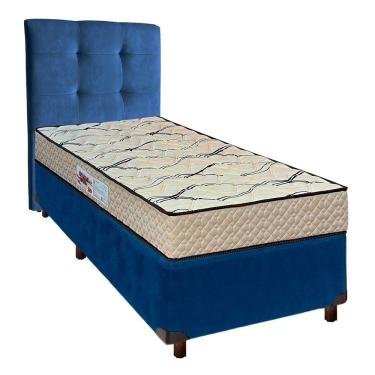 Imagem de Kit Cabeceira + Cama Box + Colchão Solteiro D33 Maxsono Paropas