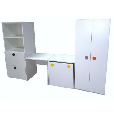 Imagem de Armário Infantil Montessoriano Rubi Mdf Guardaroupa Infantil