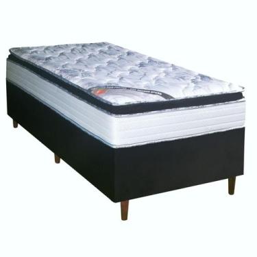 Imagem de Colchão Solteiro Molas Ensacadas Belize + Base 088x188x66 - Bom Pastor