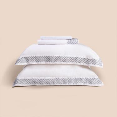 Imagem de Jogo de Cama King Altenburg Haus Cetim de Bambu 300 Fios Minimal