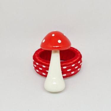 Imagem de Porta Guardanapo Cogumelo Biscuit - Decor Madame Blue