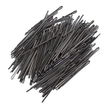 Imagem de Zhjvihx Grampos de Cabelo para Modelar, Material de Liga Reutilizável Preto, Grampos de Cabelo Com Borda Arredondada, Evitam Escorregar para Salão de Beleza Em Casa para Maquiagem