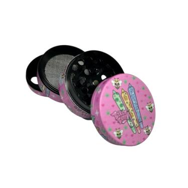 Imagem de Cloud Super Fofo Triturador de Metal Rosa com 4 Partes, Dichavador Premium para Ervas