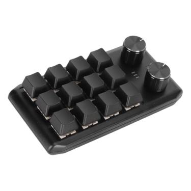 Imagem de Cryfokt Teclado Macro Personalizado, Interruptor Vermelho, Teclas Mecânicas, Programação de Jogos, para Pc, Escritório, Material Abs, Vista Os X, Laptop (BT sem fio (bateria embutida incluída))