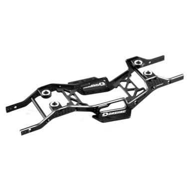 Imagem de DashRC Aluminum LCG Chassis for SCX24, 12° Angled Skid 133mm Wheelbase Rock Buggy Body Shell Frame Kit for 1/24 RC Micro Crawler Axial SCX24 Bronco JLU C10 4Runner Upgrade Parts Accessories
