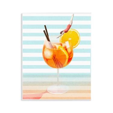 Imagem de Stupell Industries Spritz Cocktail Dive Wall Plaque Art, design por Lil' Rue, 14 x 11