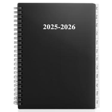 Imagem de Agenda 2025-2026, calendário semanal e mensal do ano acadêmico, julho de 2025 a junho de 2026, caderno espiral A5 (16 x 21,6 cm) perfeito para professores, estudantes, escritório, material escolar
