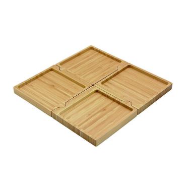 Imagem de Petisqueira De Bambu Quadrado Desmontável Oikos