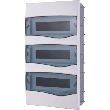 Imagem de Quadro De Distribuição De Embutir 36 Din Ou 24 Nema Tramontina Com Porta Transparente Tramontina