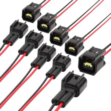 Imagem de CNHAIHD Conector à prova d'água, 18AWG conector elétrico de fio automotivo de desconexão rápida macho e fêmea para carro, caminhão, motocicleta, barco marítimo (5 kits de 2 pinos)