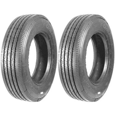 Imagem de Kit 2 Pneus 215/75R17.5 Liso 16 Lonas 135/133J DW660 Roadwing