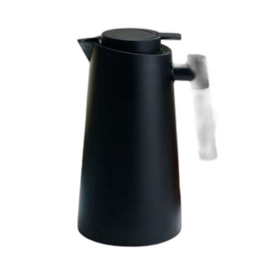 Imagem de Garrafa Led Térmica Preta Ideal Manter Café E Chás Quentes