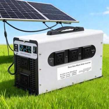 Imagem de 60V to 230V,Inversor de Energia de Alta Eficiência 3000W Onda Senoidal Pura 12V 24V 48V 60V 72V DC para 110V 230V AC, Inversor de Energia para Caminhão, Casa