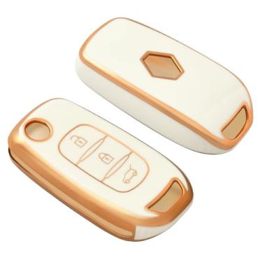 Imagem de Capa protetora para chave de carro para Renault Captur Megane Sandero Stepway Logan Clio 5 2022 Arkana 2020 2021 Kwid 2023