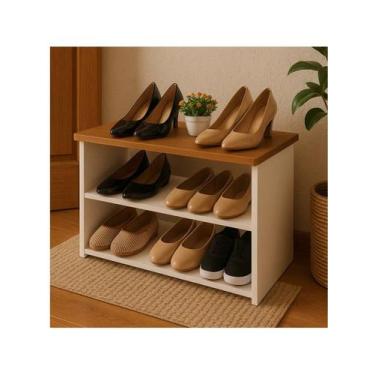 Imagem de Sapateira Banco Para Hall De Entrada - ENVIO MONTADO - A Loja do Gring