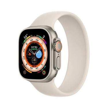 Imagem de Pulseira De Silicone Elástica Solo Loop Para Apple Watch 44mm 40mm 45m