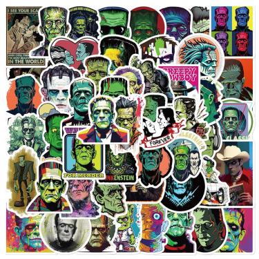 Imagem de Adesivos de vinil à prova d`água Frankensteins, anime, 52 unidades
