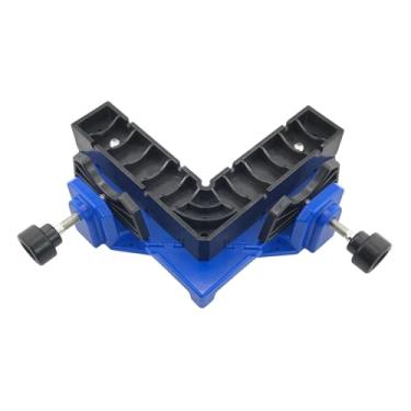 Imagem de IEUDNS Grampo de canto para marcenaria, grampo de ângulo reto de 90 graus para reparo de móveis e caixas, Preto