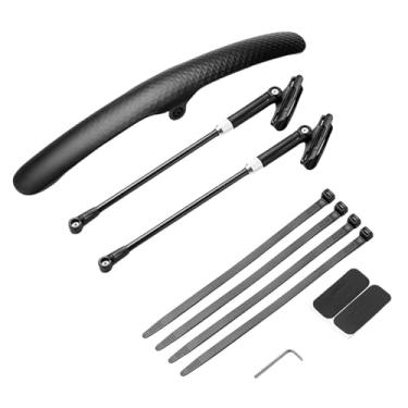 Imagem de Para-lamas universais ajustáveis ​​e leves para bicicletas de estrada, dianteiros e traseiros, para pneus 700C. Peças para ciclismo.(XQ550 1PC)