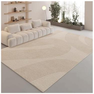 Imagem de SPXMQSS Tapete para sala de estar, resistente à sujeira do quarto, tapetes antiderrapantes laváveis de pelo baixo, tapete de sofá de cabeceira, para sala de estar, sala de jantar, quarto C 200 x 300