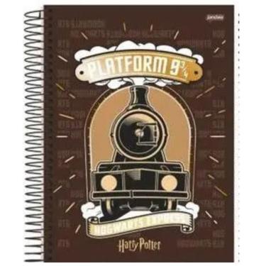 Imagem de Caderno Espiral Capa Dura Universitário 1 Matéria Harry Potter 96 Folhas Jandaia Estampa 7